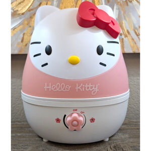 Crane Hello Kitty Ultrasonic Cool Mist Humidifier Pink Tested Working Cute